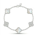 Van Cleef Pearl Clover Bracelet
