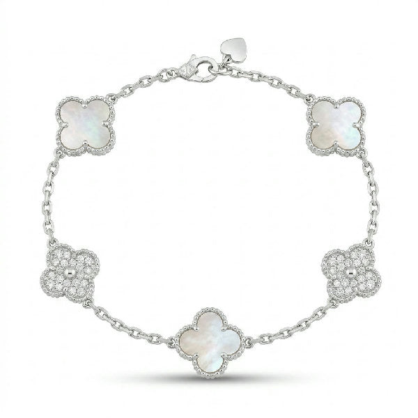 Van Cleef Pearl Clover Bracelet