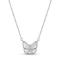 Mother of Pearl Butterfly Necklace
