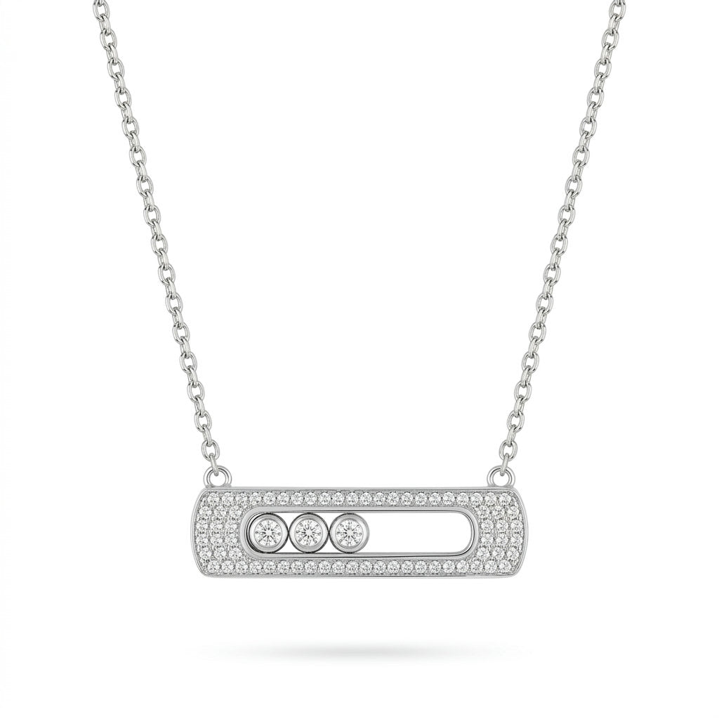 Crystal Line Necklace
