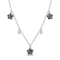Rainbow Clover Necklace