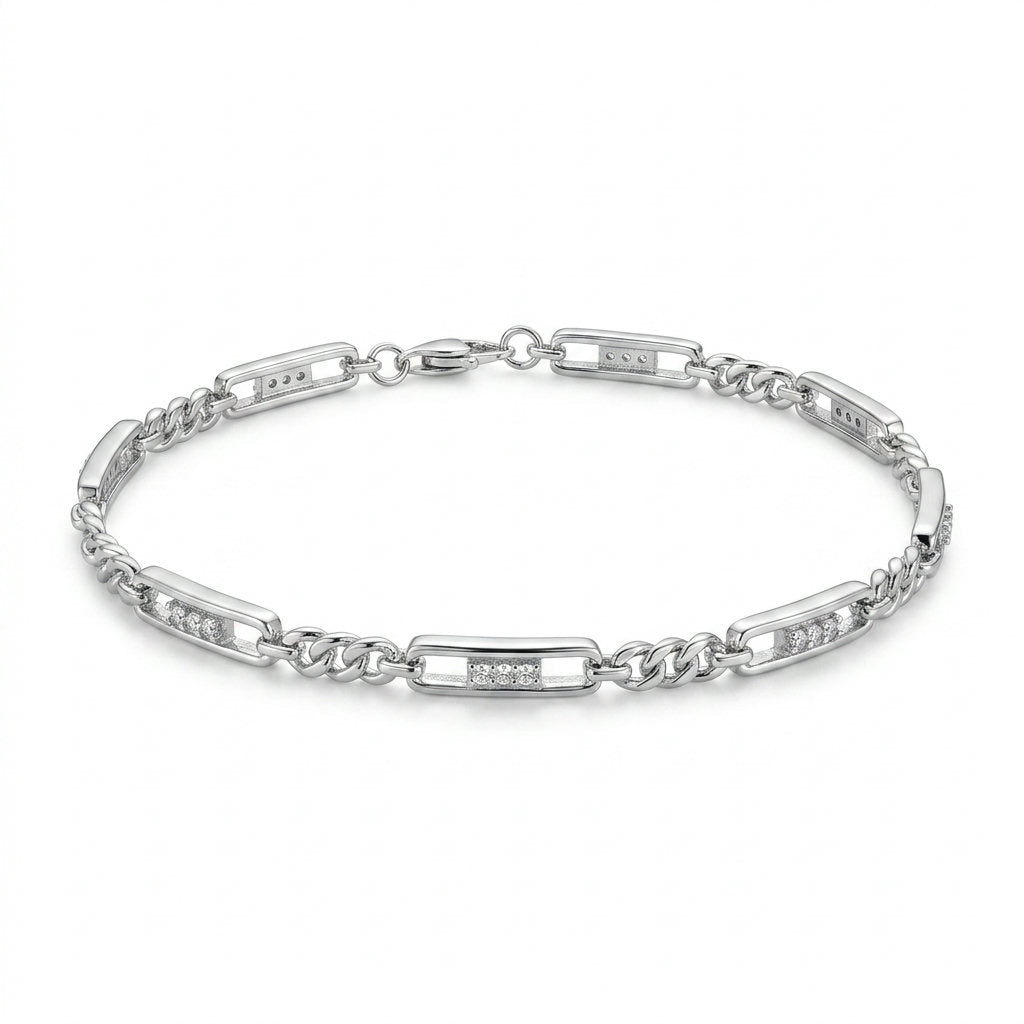 Messika Pavé Link Bracelet