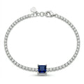Sapphire Solitaire Tennis Bracelet