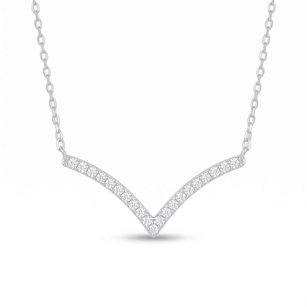 V-Luxe Pavé Necklace