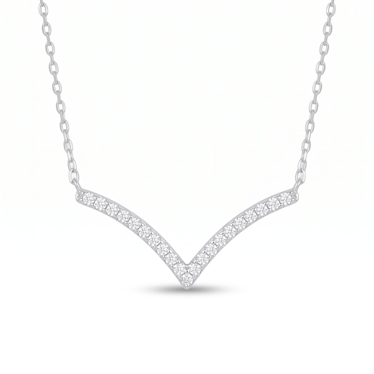 V-Luxe Pavé Necklace