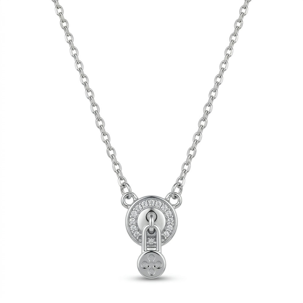 Clover Lock Necklace