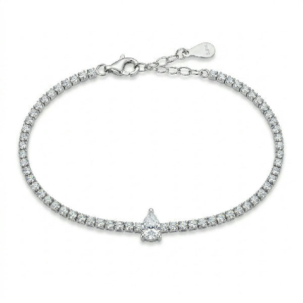 Crystal Teardrop Tennis Bracelet