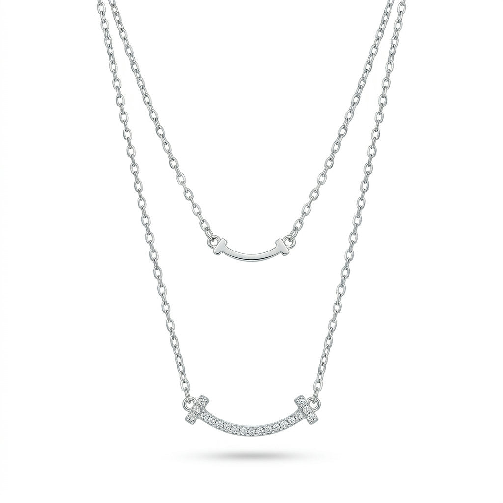 Twin Curve Necklace