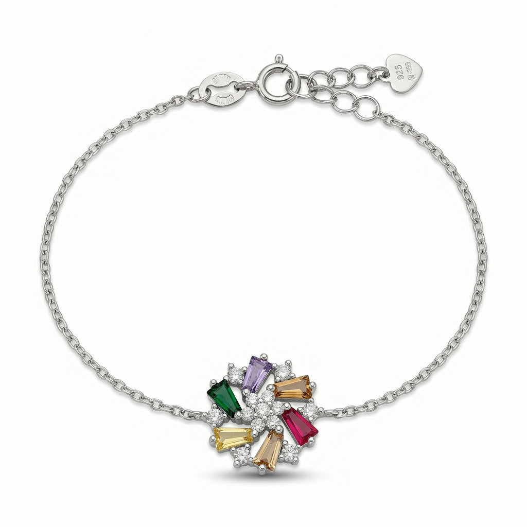 Multicolor Daisy Bracelet
