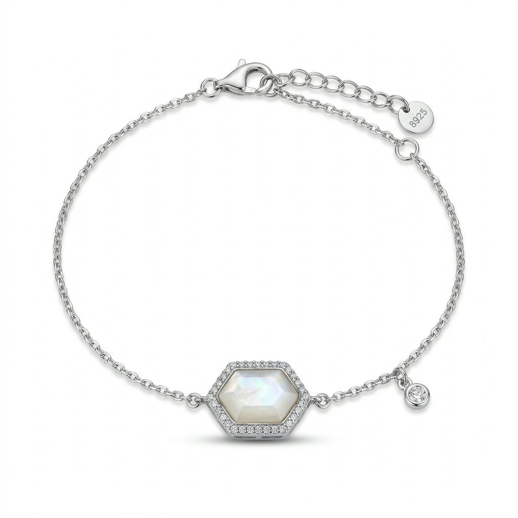 Shell Hexagon Bracelet