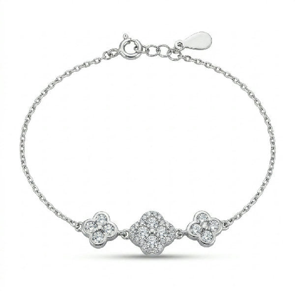 Van Cleef Crystal Trio Bracelet