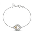 Golden Heart Drop Bracelet