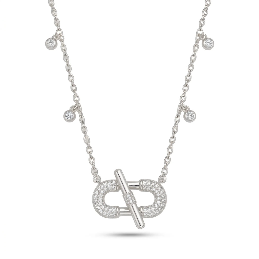 Celeste Toggle Link Necklace