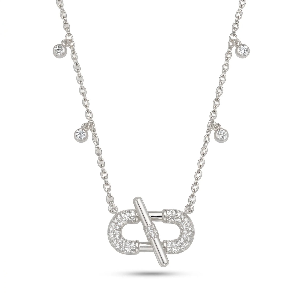 Celeste Toggle Link Necklace