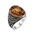 Bronze Ring (Semi-Precious Stone)