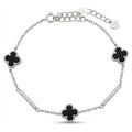 Van Cleef Noir Clover Bracelet