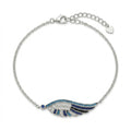 Blue Angel Wing Bracelet