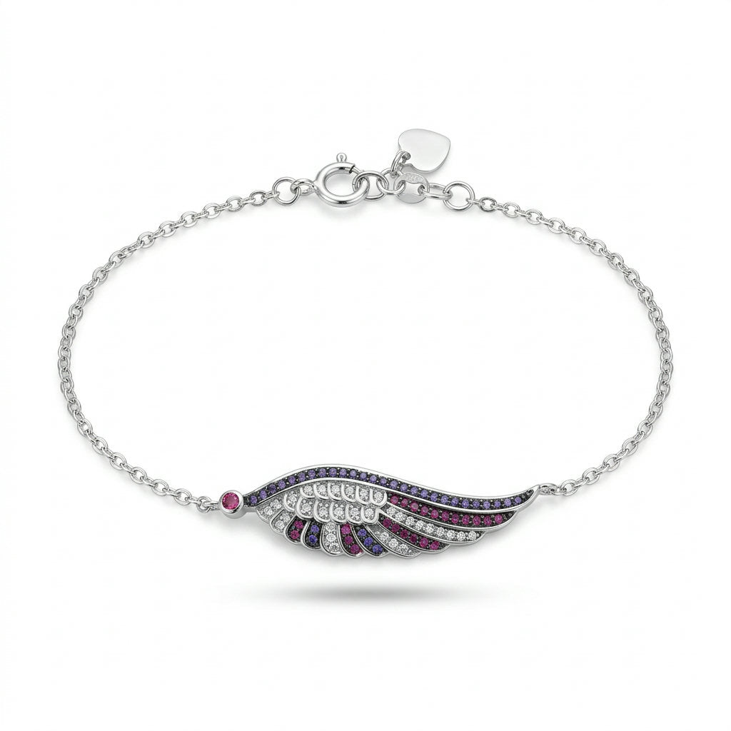 Amethyst Wing Bracelet