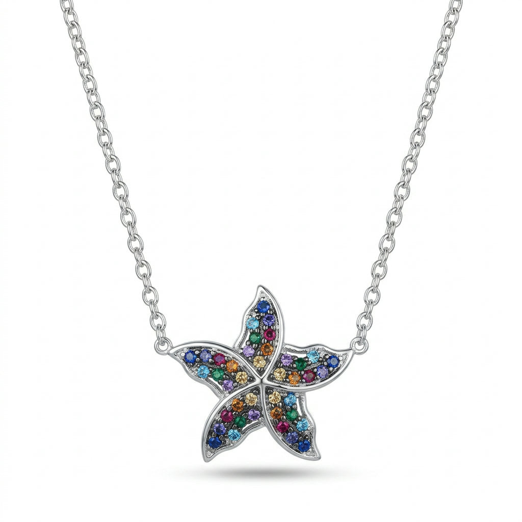 Prism Starfish Necklace
