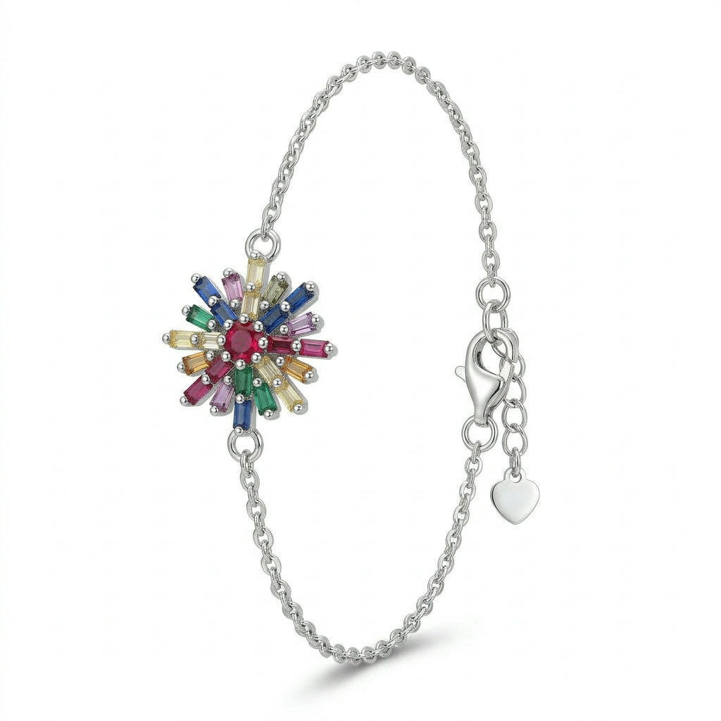 Rainbow Sunburst Bracelet