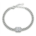 clear gem bracelet
