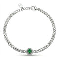 Emerald Curb Bracelet