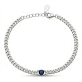 Sapphire Curb Bracelet