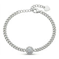 Solitaire Curb Bracelet