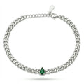 Emerald Teardrop Tennis Bracelet