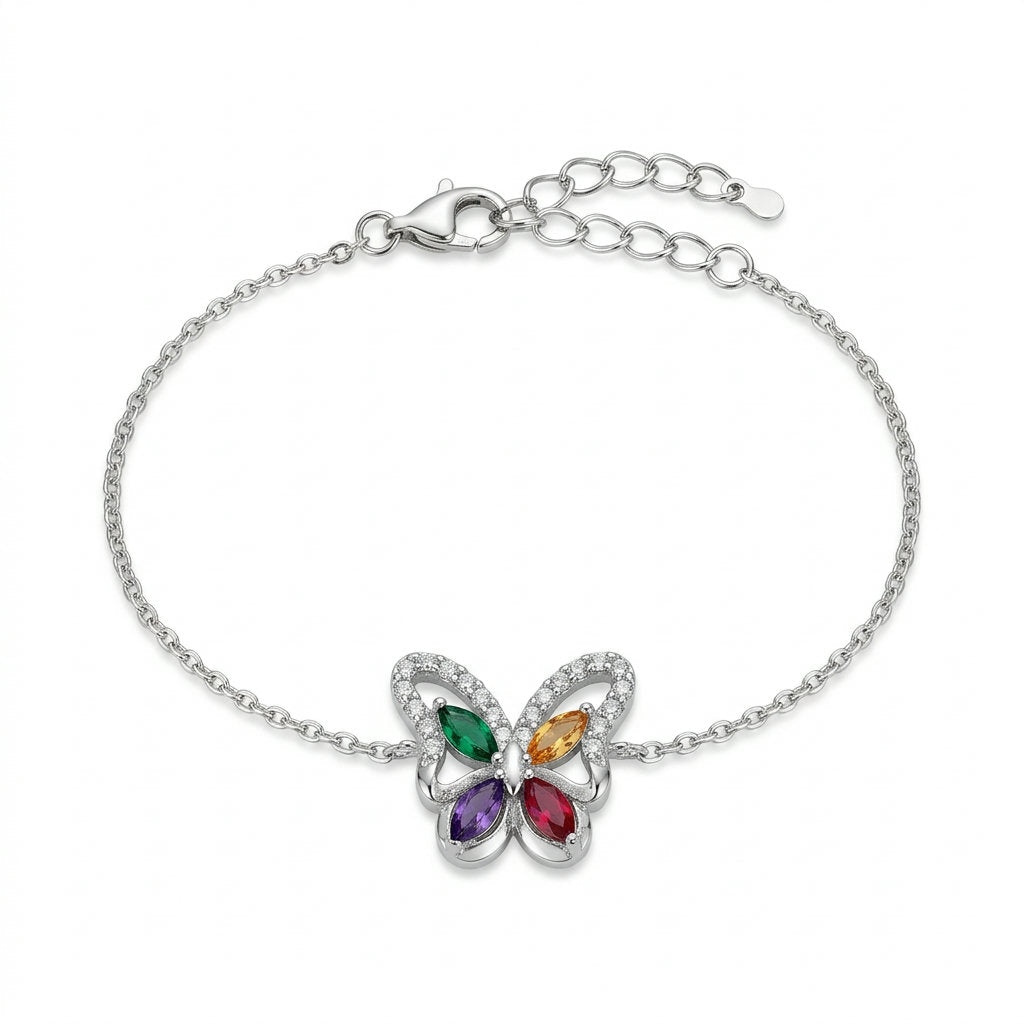colored butterfly bracelet