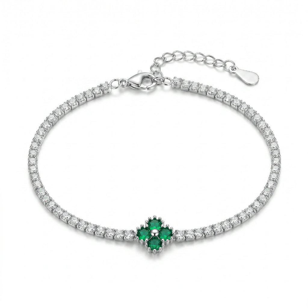 Van Cleef "Green" Tennis Set
