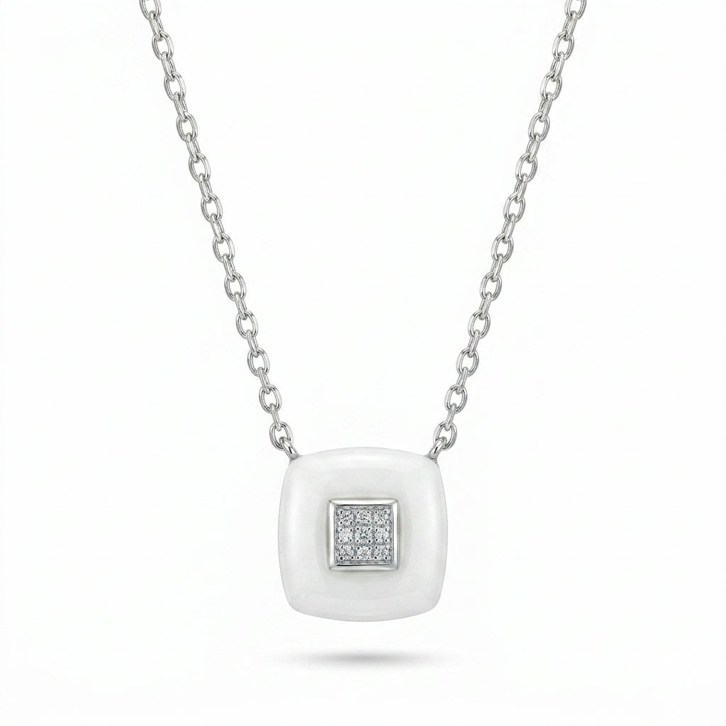 Pearl Square Necklace