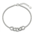 Crystal Tennis Link Bracelet