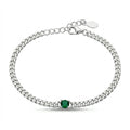 Emerald Curb Bracelet