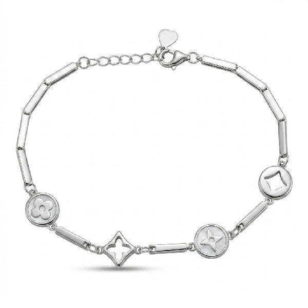 Van Cleef Silver Blossom Bracelet