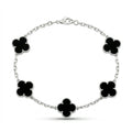 Van Cleef Five Clover Black Bracelet
