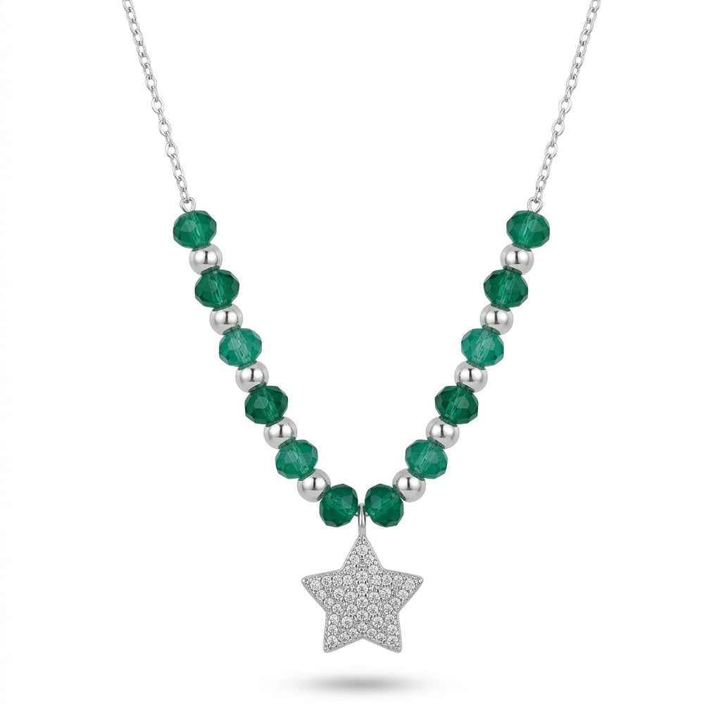 Emerald Star Necklace