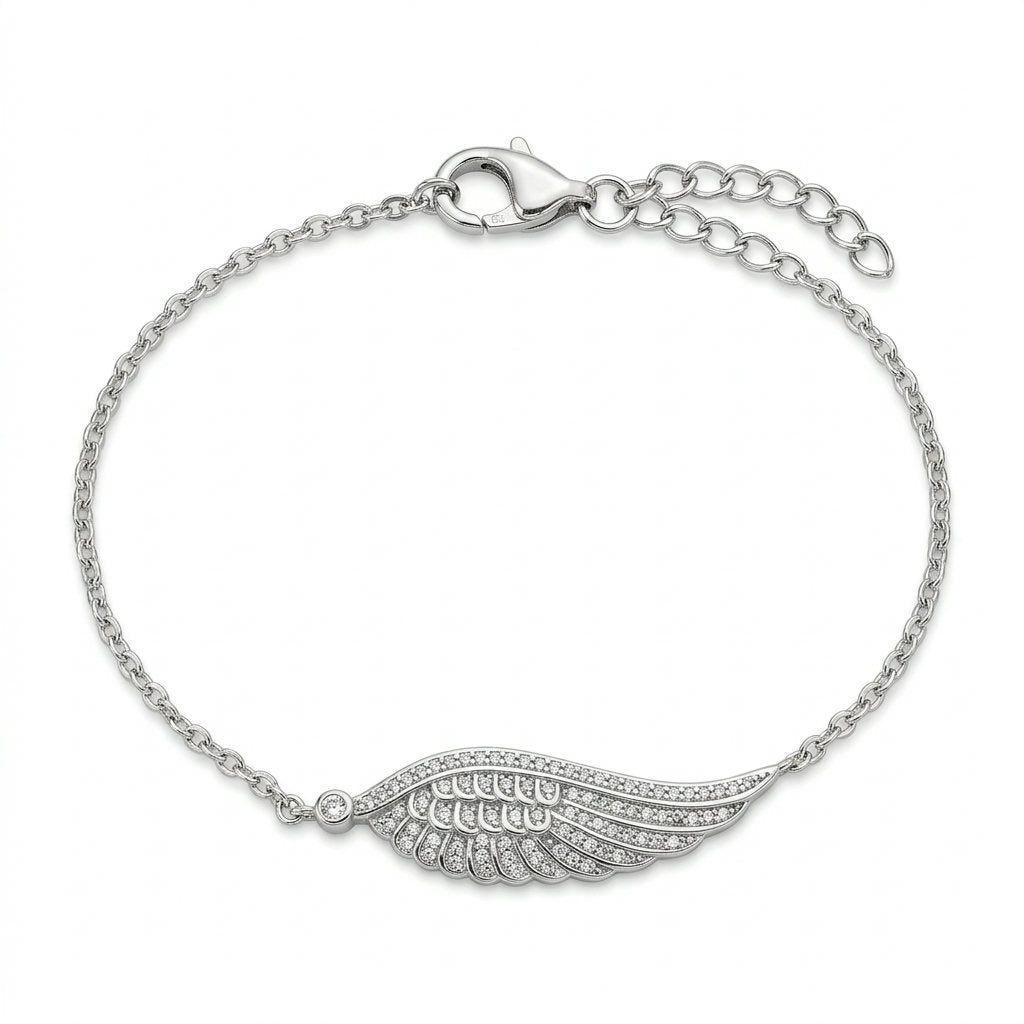 Silver Wing Bracelet