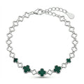 Van Cleef Green Clover Bracelet