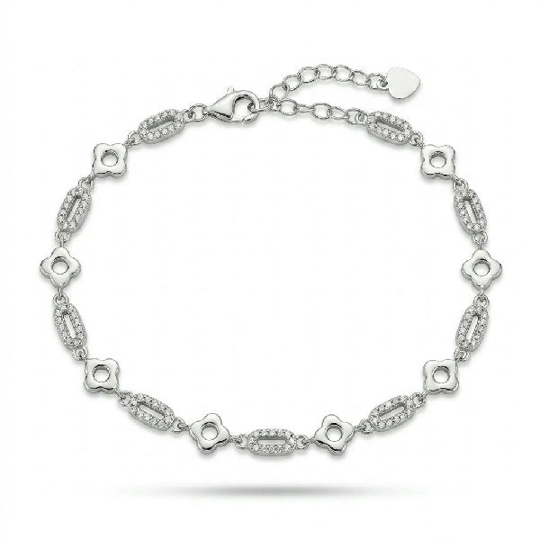 Van Cleef Clover Link Bracelet