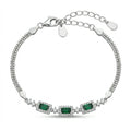 Emerald Bar Bracelet