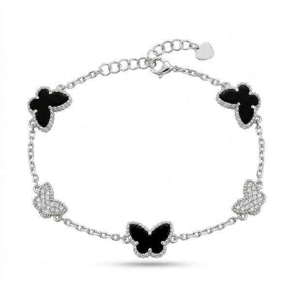 Monochrome Butterfly Chain