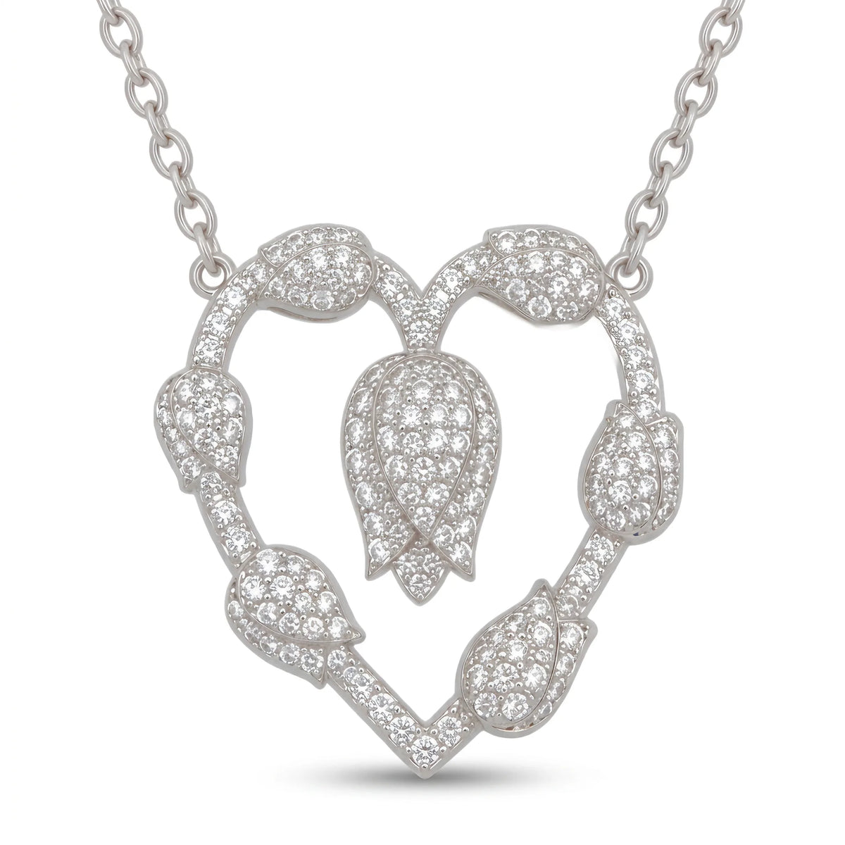 Blooming Heart Necklace