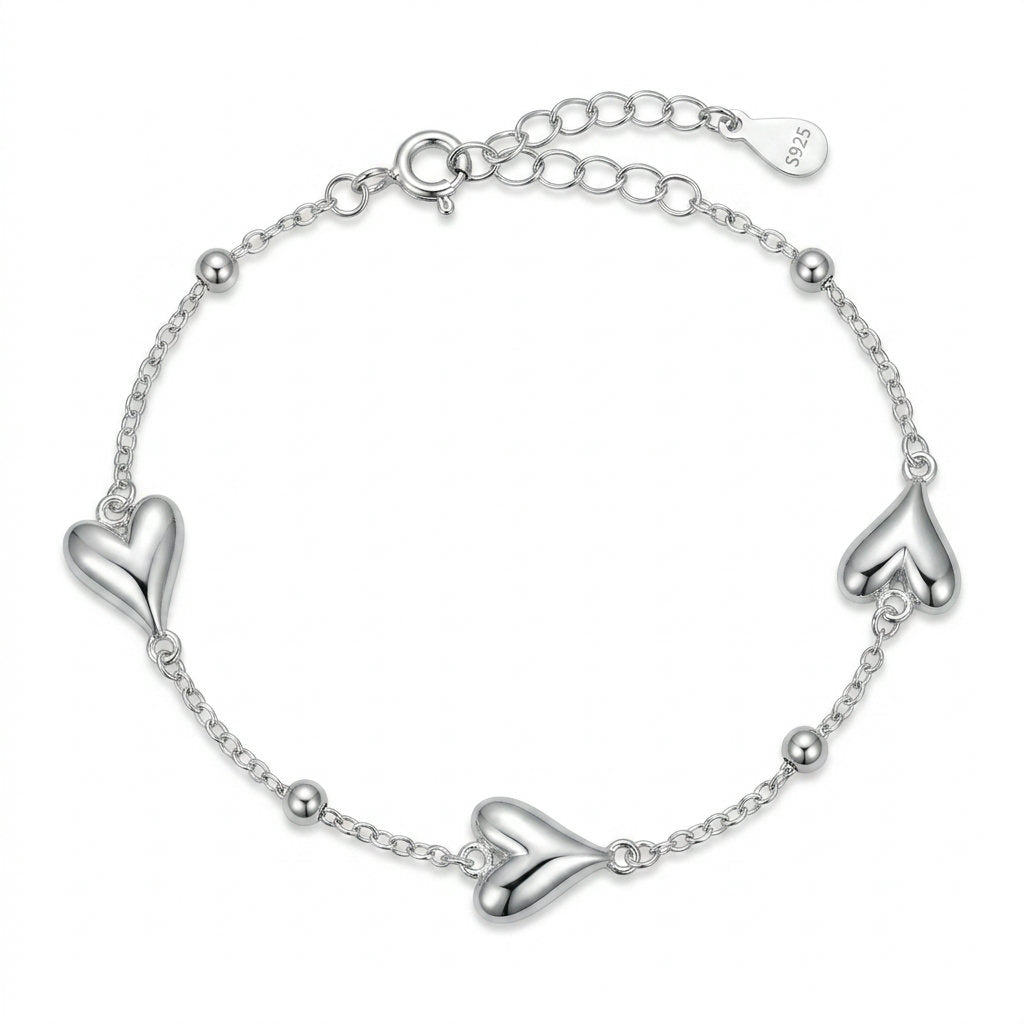 Puffy Heart Bracelet