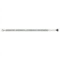 White Baguette Tennis Bracelet