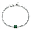 Emerald Princess Tennis Bracelet