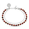 Red Stone Heart Bracelet