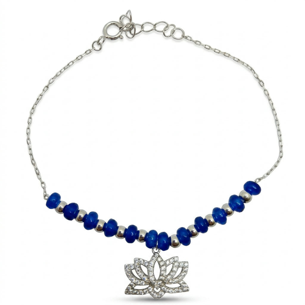 Blue Lotus Bracelet
