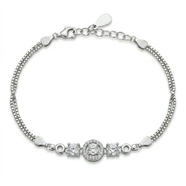 Clear Stone Glow Bracelet