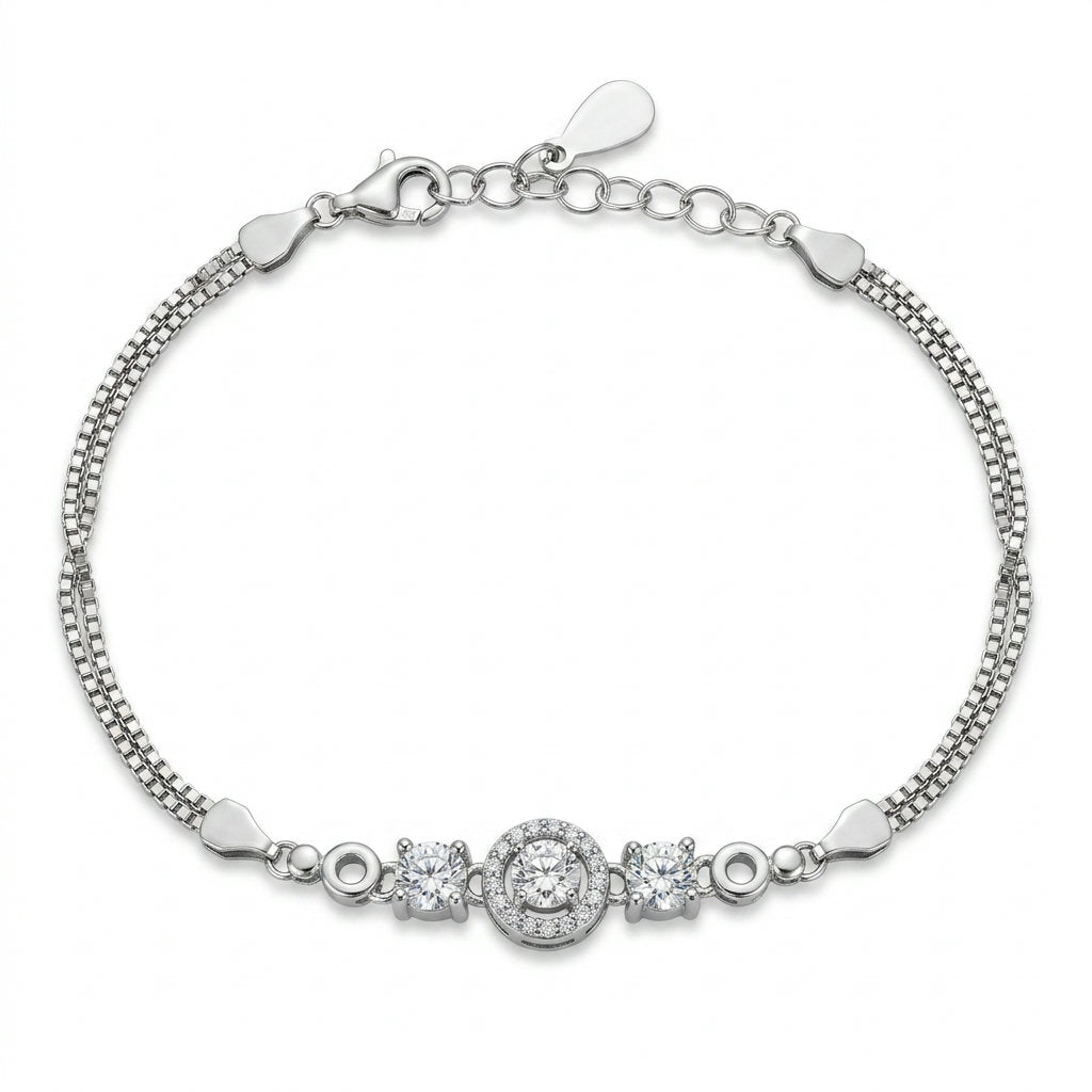Clear Stone Glow Bracelet
